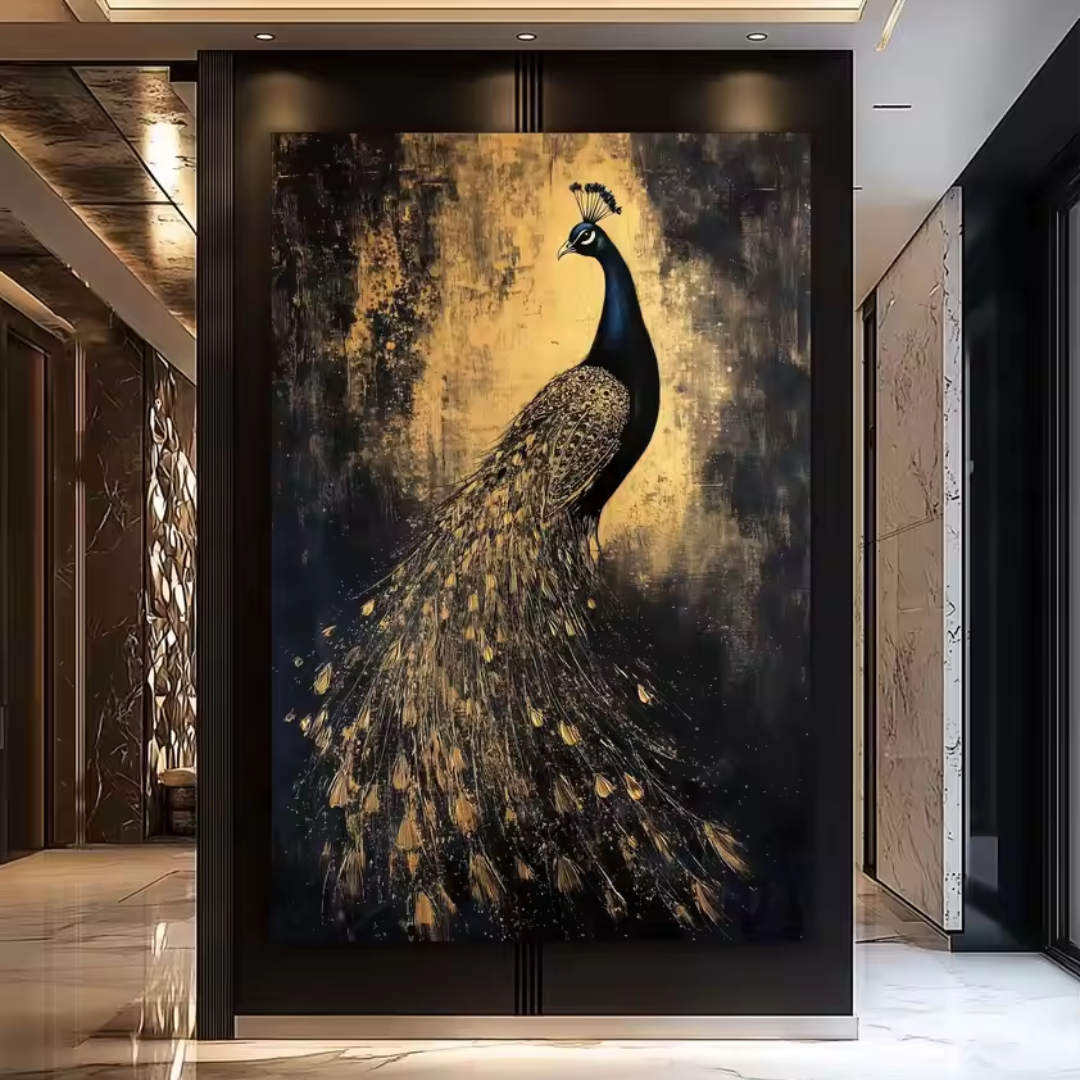 Majestic Creations™ – Konst med vilda djur – Djärva mönster i svart och guld
